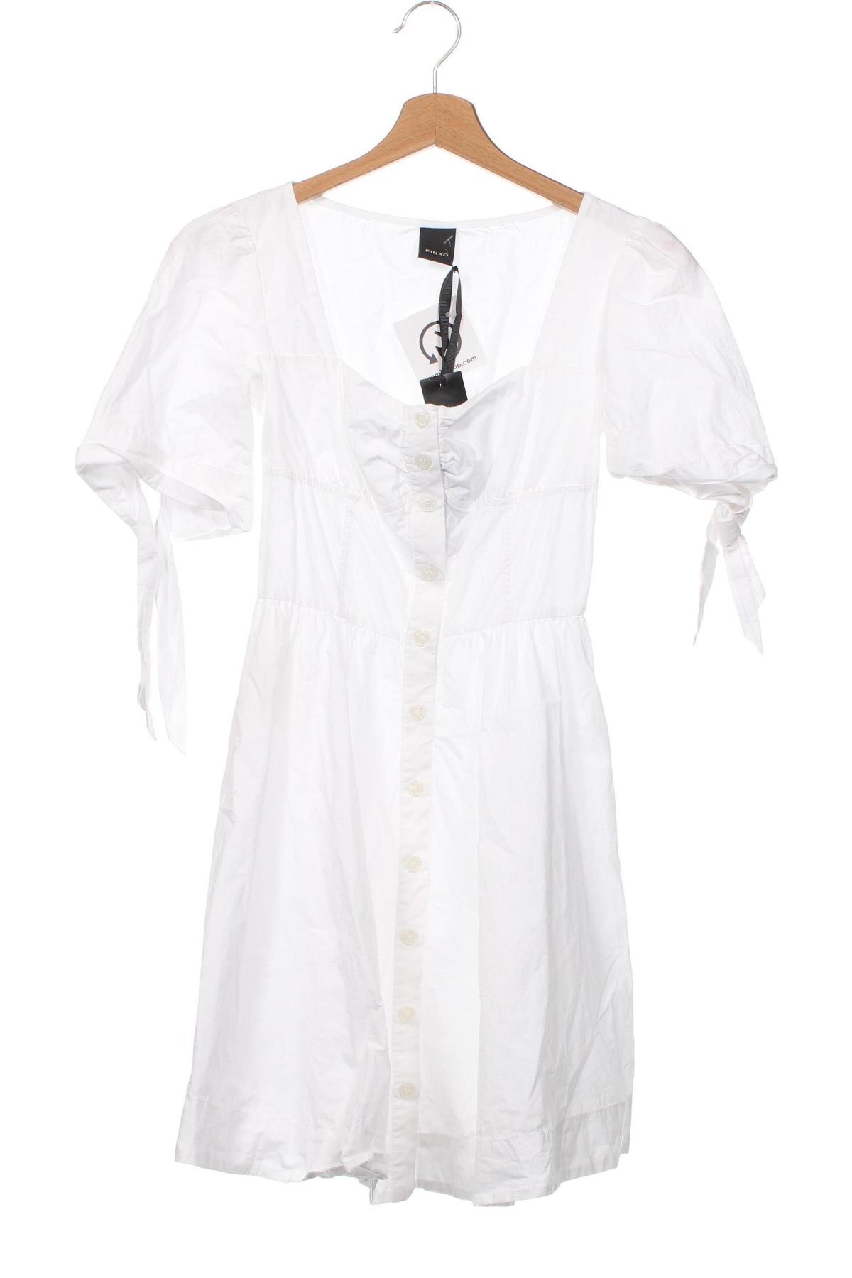 Kleid Pinko, Größe XXS, Farbe Weiß, Preis 85,04 €