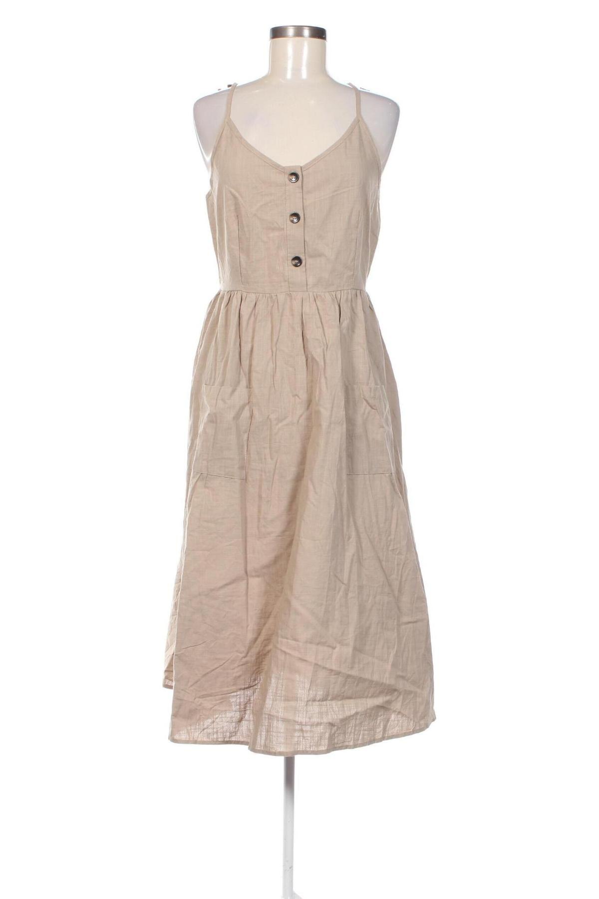 Kleid SHEIN, Größe L, Farbe Beige, Preis € 17,49