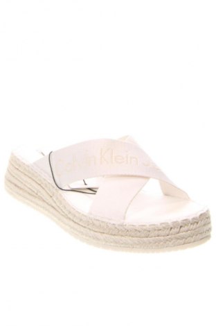 Papuci Calvin Klein Jeans, Mărime 39, Culoare Alb, Preț 539,99 Lei