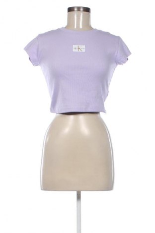 Bluzka damska Calvin Klein Jeans, Rozmiar S, Kolor Fioletowy, Cena 378,99 zł