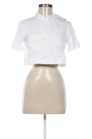 Bluză de femei Calvin Klein Jeans, Mărime S, Culoare Alb, Preț 376,99 Lei
