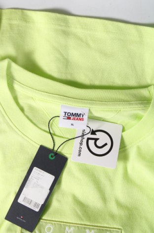 Γυναικεία μπλούζα Tommy Jeans, Μέγεθος XL, Χρώμα Πράσινο, Τιμή 80,00 €