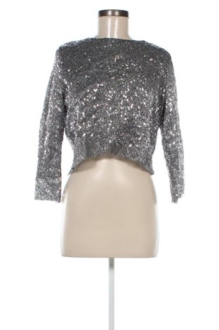 Damen Shirt Zara, Größe L, Farbe Silber, Preis 18,99 €