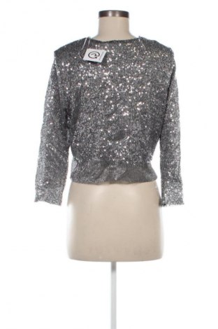 Damen Shirt Zara, Größe L, Farbe Silber, Preis 18,99 €