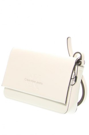 Γυναικεία τσάντα Calvin Klein Jeans, Χρώμα Εκρού, Τιμή 59,99 €