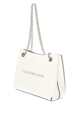 Γυναικεία τσάντα Calvin Klein Jeans, Χρώμα Λευκό, Τιμή 117,99 €