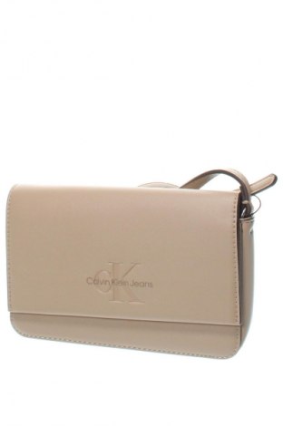 Γυναικεία τσάντα Calvin Klein Jeans, Χρώμα  Μπέζ, Τιμή 42,99 €