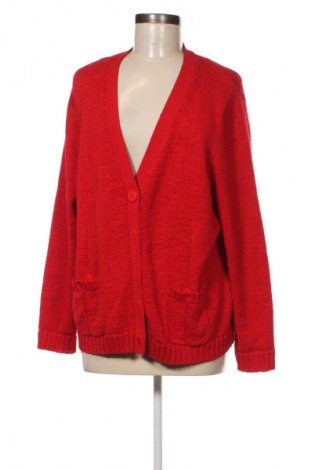 Damen Strickjacke Golle Haug, Größe XL, Farbe Rot, Preis 14,99 €