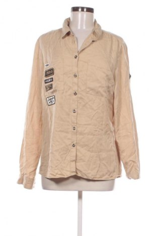 Damenbluse Superdry, Größe L, Farbe Beige, Preis 19,85 €