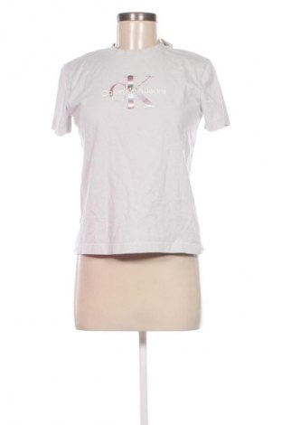 Damen T-Shirt Calvin Klein Jeans, Größe S, Farbe Grau, Preis € 57,99