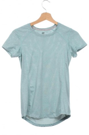 Γυναικείο t-shirt H&M Sport, Μέγεθος XS, Χρώμα Πράσινο, Τιμή 11,44 €