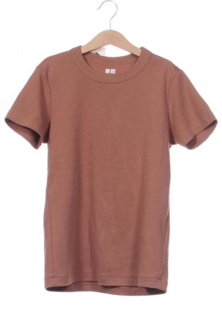 Γυναικείο t-shirt Uniqlo, Μέγεθος XS, Χρώμα Καφέ, Τιμή 9,22 €