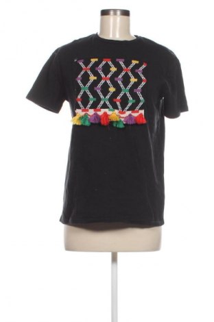 Γυναικείο t-shirt Zara Trafaluc, Μέγεθος S, Χρώμα Μαύρο, Τιμή 6,00 €