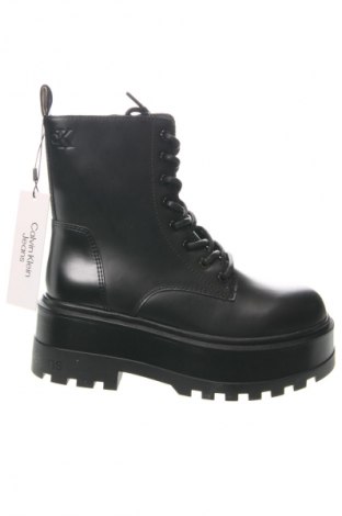 Damen Stiefeletten Calvin Klein Jeans, Größe 35, Farbe Schwarz, Preis € 209,99