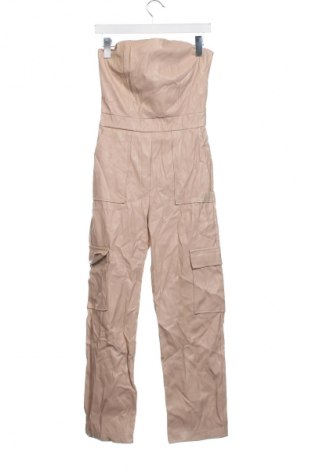 Langer Damen-Overall, Größe XS, Farbe Beige, Preis 11,99 €