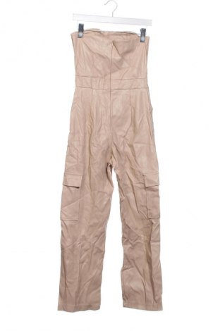 Langer Damen-Overall, Größe XS, Farbe Beige, Preis 33,99 €