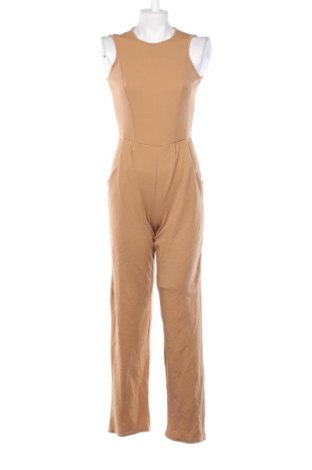 Langer Damen-Overall Boohoo, Größe S, Farbe Beige, Preis € 17,93