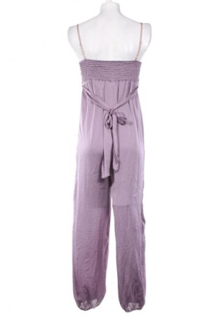 Langer Damen-Overall Pois, Größe L, Farbe Lila, Preis € 9,99