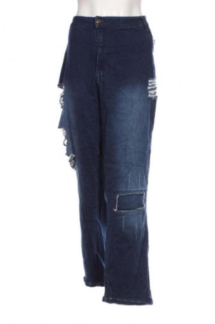 Dámske džínsy  Denim 24/7, Veľkosť XXL, Farba Modrá, Cena  16,95 €