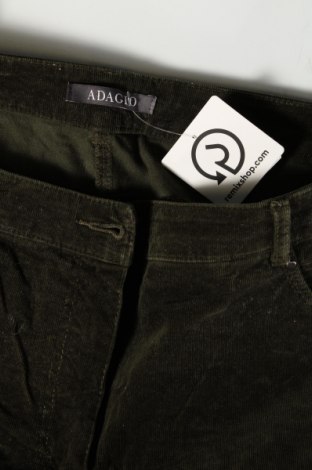 Pantaloni de velvet de femei Adagio, Mărime XXL, Culoare Verde, Preț 34,99 Lei