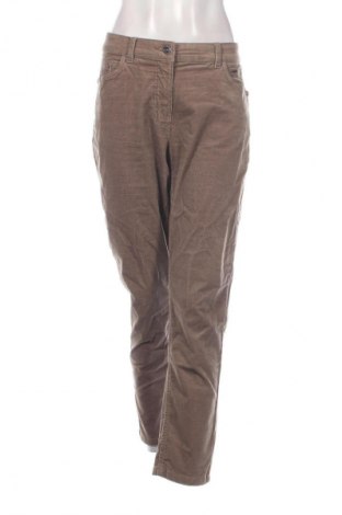 Pantaloni de velvet de femei Canda, Mărime XL, Culoare Bej, Preț 31,99 Lei