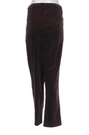 Pantaloni de velvet de femei Canda, Mărime XXL, Culoare Maro, Preț 94,99 Lei