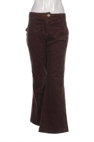 Pantaloni de velvet de femei MISS SARA, Mărime XL, Culoare Maro, Preț 130,71 Lei