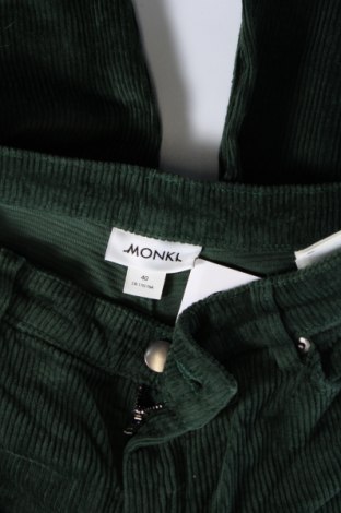 Pantaloni de velvet de femei Monki, Mărime M, Culoare Verde, Preț 81,99 Lei