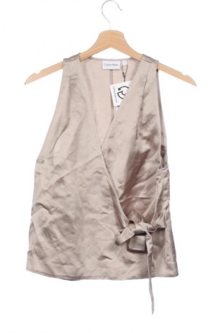 Női mellény Calvin Klein, Méret XXS, Szín Bézs, Ár 26 729 Ft