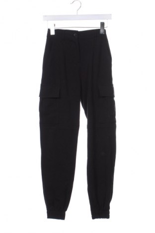 Pantaloni de femei Bershka, Mărime XXS, Culoare Negru, Preț 94,99 Lei