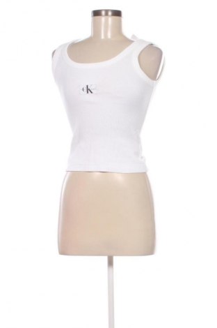Damska koszulka na ramiączkach Calvin Klein Jeans, Rozmiar S, Kolor Biały, Cena 216,99 zł
