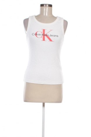 Tricou de damă Calvin Klein Jeans, Mărime M, Culoare Alb, Preț 202,99 Lei