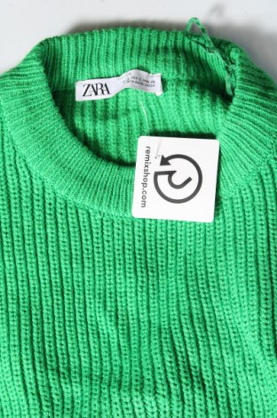 Damski sweter Zara, Rozmiar S, Kolor Zielony, Cena 57,99 zł