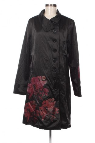 Damen Trenchcoat Desigual, Größe XL, Farbe Schwarz, Preis 76,99 €