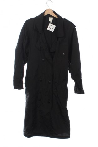 Damen Trenchcoat Monki, Größe XS, Farbe Schwarz, Preis 32,00 €