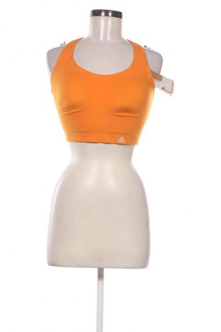 Damen Sporttop Adidas, Größe XXL, Farbe Orange, Preis 42,05 €