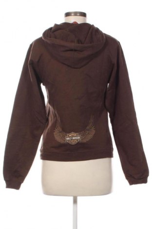 Damen Sweatshirt Harley-Davidson, Größe S, Farbe Braun, Preis 13,99 €