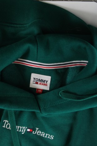 Γυναικείο φούτερ Tommy Jeans, Μέγεθος XS, Χρώμα Πράσινο, Τιμή 46,83 €