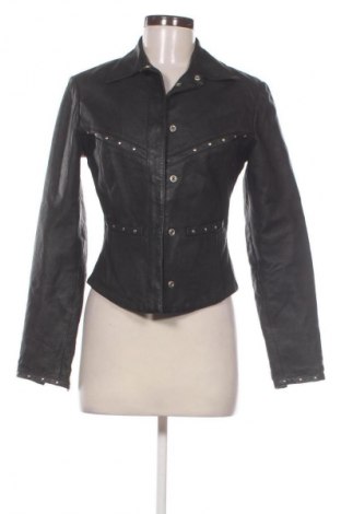 Damen Lederjacke, Größe M, Farbe Schwarz, Preis 66,99 €