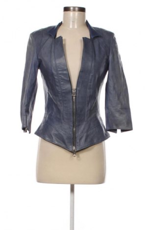 Damen Lederjacke, Größe M, Farbe Blau, Preis € 67,99