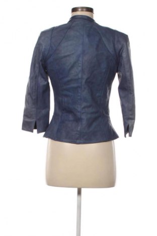 Damen Lederjacke, Größe M, Farbe Blau, Preis € 67,99