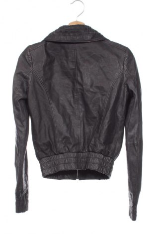 Damen Lederjacke ASOS, Größe XXS, Farbe Grau, Preis € 124,99