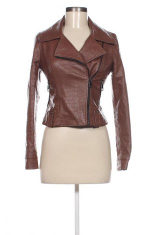 Damen Lederjacke Junona, Größe S, Farbe Braun, Preis 22,99 €