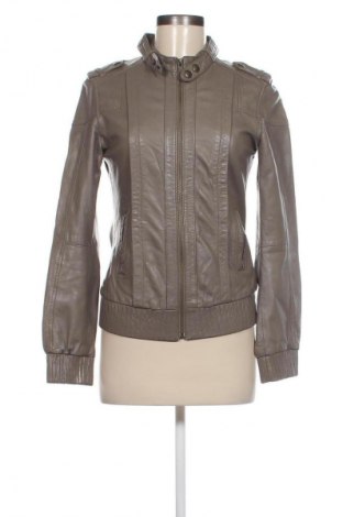 Damen Lederjacke Mango, Größe S, Farbe Beige, Preis 41,91 €