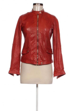 Damen Lederjacke Massimo Dutti, Größe S, Farbe Rot, Preis 134,99 €