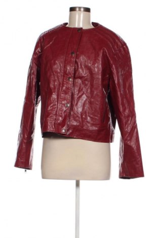 Damen Lederjacke NA-KD, Größe L, Farbe Rot, Preis 42,99 €