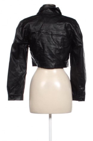 Damen Lederjacke New Look, Größe M, Farbe Schwarz, Preis 20,99 €