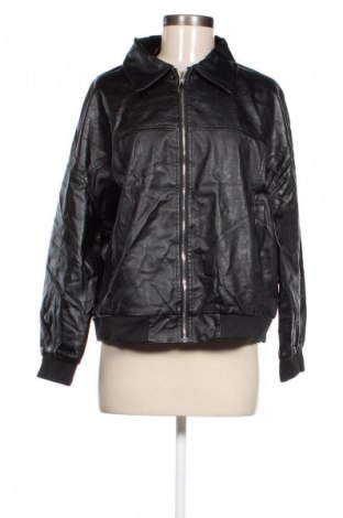 Damen Lederjacke SHEIN, Größe M, Farbe Schwarz, Preis 64,99 €