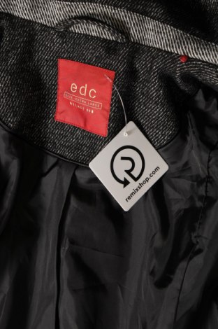 Дамско палто Edc By Esprit, Размер M, Цвят Черен, Цена 67,99 лв.