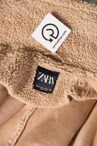 Γυναικείο παλτό Zara, Μέγεθος XL, Χρώμα  Μπέζ, Τιμή 43,99 €